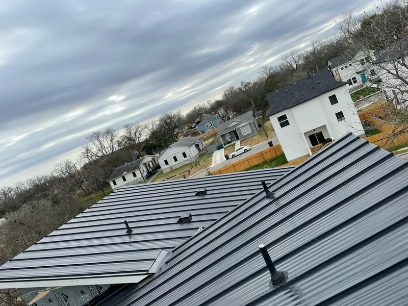 Standing seam metal roof panels with vents for Skylight Repair in Catskill